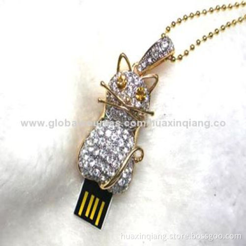 USB Flash Drive, Diamond + Animal Shape Style